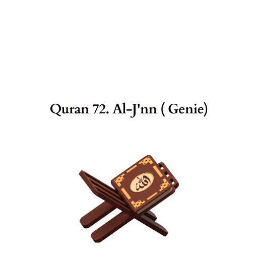 Quran 72. Al-J'nn ( Genie)